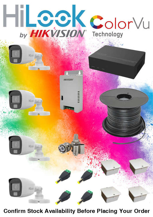 HiLook by Hikvision 4Channel Color Vu CCTV kit