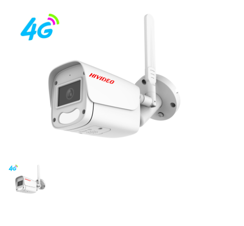HiVideo 4MP Smart Dual Light Fixed-focal Bullet 4G Camera