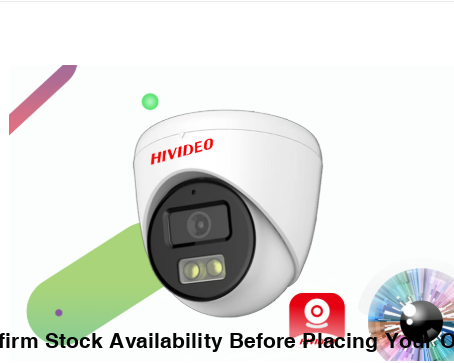 HiVideo Plastic IR Dome Network Camera 2.0MP