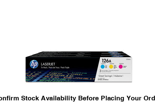 HP 126A TRIPACK TONER CARTRIDGES (CMY) - Guards On Duty Shop