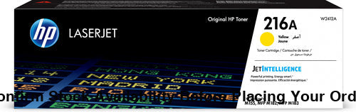 HP 216A YELLOW LASERJET TONER CARTRIDGE - HP COLOR LASERJET PRO MFP M182/M183 - Guards On Duty Shop