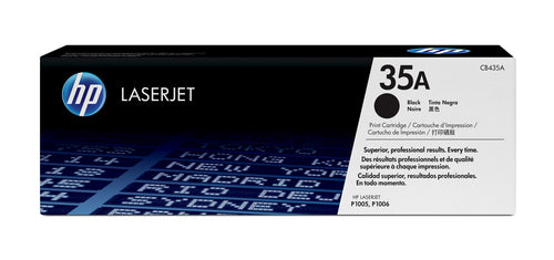 HP 35A LASERJET P1005/P1006 BLACK PRINT TONER CARTRIDGE PRINT APPROXIMATELY 1 500 PGS USING THE ISO/IEC 19752 YIELD STANDARD - Guards On Duty Shop