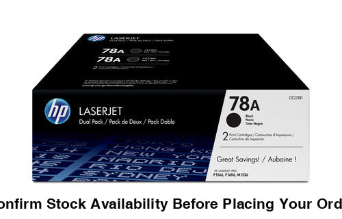 HP 78A BLACK TONER CARTRIDGE DUAL PACK - Guards On Duty Shop
