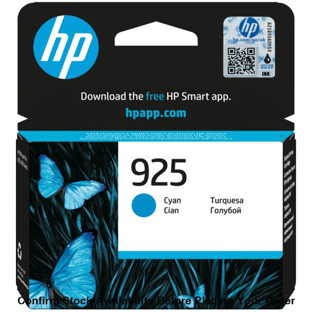 HP 925 CYAN ORIGINAL INK CARTRIDGE - Guards On Duty Shop