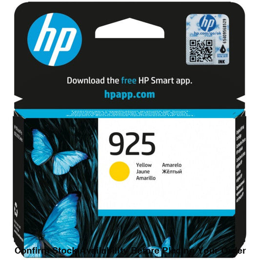 HP 925 YELLOW ORIGINAL INK CARTRIDGE - Guards On Duty Shop
