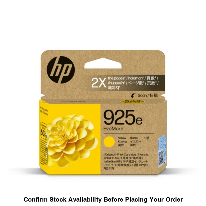 HP 925E EVOMORE YELLOW ORIGINAL INK CARTRIDGE - Guards On Duty Shop
