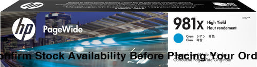 HP 981X CYAN ORIGINAL PAGEWIDE CARTRIDGE - Guards On Duty Shop