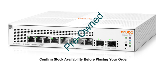 HP ARUBA ION 1930 8G POE 2SFP 124W SWITCH - Guards On Duty Shop
