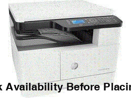 HP LASERJET MFP M438N. PRINT, COPY, SCAN BLACK (A4, NORMAL): UP TO 22 PPM ; BLACK (A3, NORMAL): UP TO 12 PPM,MONTHLY DUTY CYCLE: UP TO 50,000 PAGES PER MONTH (A4); RECOMMENDED MONTHLY PAGE VOLUME: 2,000 TO 5,000. 350 SHEETS (STANDARD); 600 SHEETS (MAXIMUM - Guards On Duty Shop