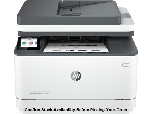 HP LASERJET PRO MFP 3103FDW PRINTER. FUNCTIONS: PRINT, COPY, SCAN, FAX. PRINT TECHNOLOGY: LASER. PRINT SPEED: UP TO 33 PPM BLACK (A4, NORMAL); UP TO 20 IPM BLACK (A4, DUPLEX). PRINT RESOLUTION: UP TO 1200 X 1200 DPI BLACK (BEST); TECHNOLOGY: : 600DPI WITH - Guards On Duty Shop
