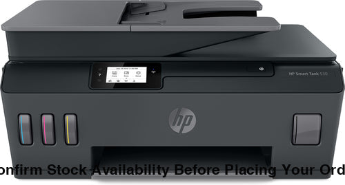 HP SMART TANK 530 WIRELESS ALL-IN-ONE, PRINT, SCAN, COPY, ADF, WIRELESS RMPV 400 TO 800 PAGES, 1 - 3 USERS, HP SMART APP; APPLE AIRPRINT, FIRE, GOOGLE CLOUD PRINT 2.0, HP EPRINT, ANDROID PRINTING, MOPRIA-CERTIFIED, BUILT-IN DUAL BAND WI-FI 802.11B/G/N, WI - Guards On Duty Shop