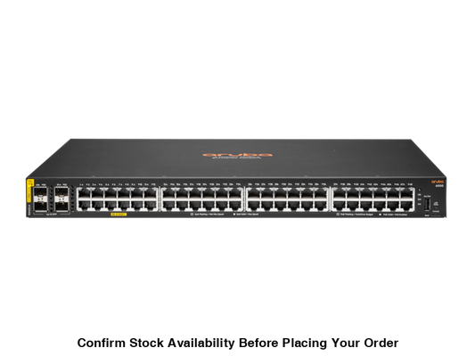 HPE ARUBA NETWORKING 6000 48G 4SFP MANAGED POE SWITCH - Guards On Duty Shop