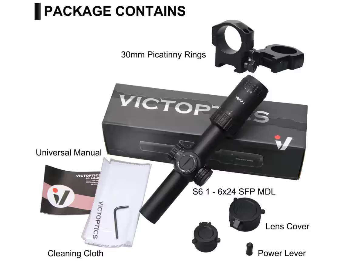 VECTOR OPTICS OPSL23 S6 1-6X24 ET SFP SCOPE Guards On Duty Security