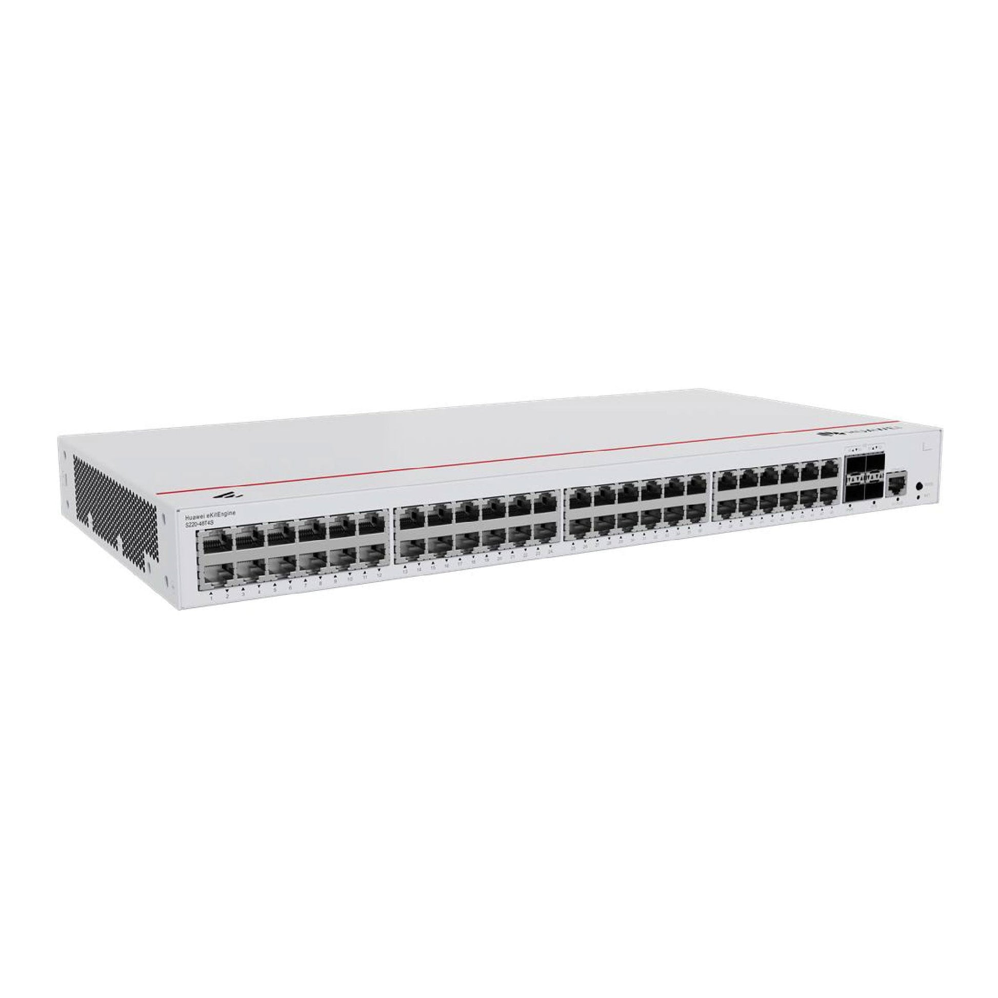 Huawei S220-48T4S Layer 2 Managed Switch, 48 x 10/100/1000BASE-T ports, 4 x GE SFP ports