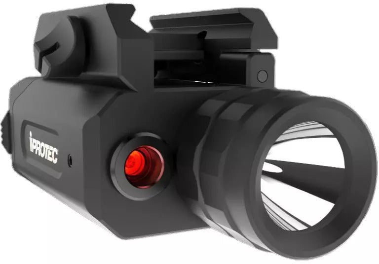 iProtec RM230LSR Rail-Mounted Light with Red Laser - 230 Lumens