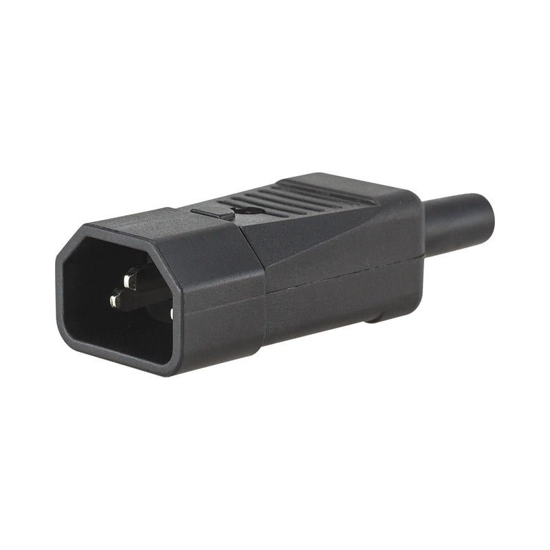Iec Kettle Male Flange Mount (plug)