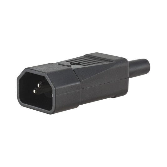 Iec Kettle Male Flange Mount (plug)