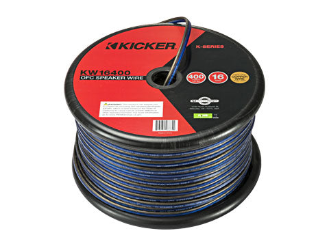 46KW16400- Kicker 46KW16400 16AWG Speaker Wire Roll (46KW16400)