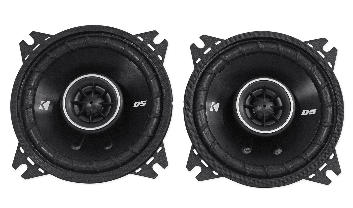 Kicker 43DSC404 4inch DS Coaxial Speakers (43DSC404)