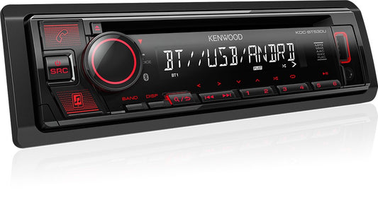 Kenwood Single Din CD/BT Receiver (KDC-BT530U)