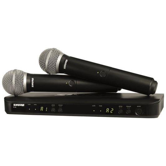 SHURE BLX288 DUAL PG58 VOVAL SYSTEM (BLX288E/PG58-H8E)