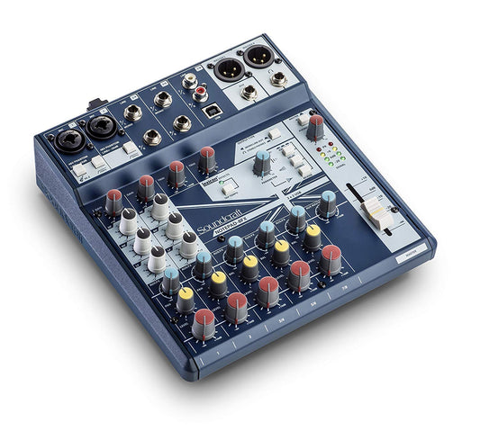 SOUNDCRAFT NOTEPAD 8 CH DESKTOP MIXER W/USB + LEXICON EFFECTS (5085984EU)
