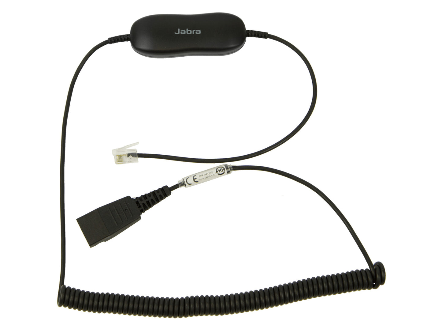 JABRA - SMART CORD. QD TO RJ9. COILED. WITH 8-POSITION SWITCH CONFIGURATOR. (88001-04)
