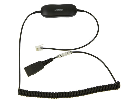 JABRA - SMART CORD. QD TO RJ9. COILED. WITH 8-POSITION SWITCH CONFIGURATOR. (88001-04)