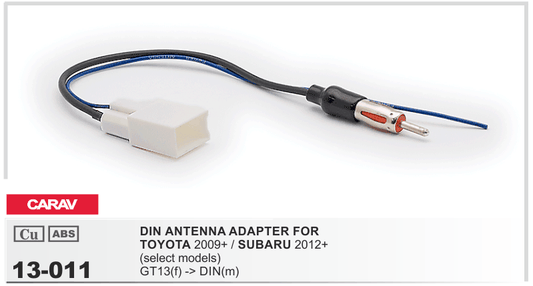 Antenna Adaptor Cable for Toyota 2009+ GT13 (F)-Din (M) {11-54} (90013011)