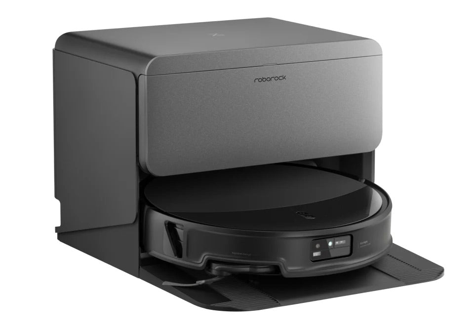 Roborock - CPS Roborock Robotic Vacuum Cleaner+Empty Wash Fill Dock MODEL:RRE0CPS+EWFD42HRR PID:S2052-00 (Black) (Saros 20)