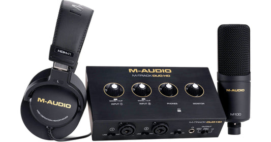 M-AUDIO AUDIO INTERFACE BUNDLE (MTRACKDUOHDPACK)