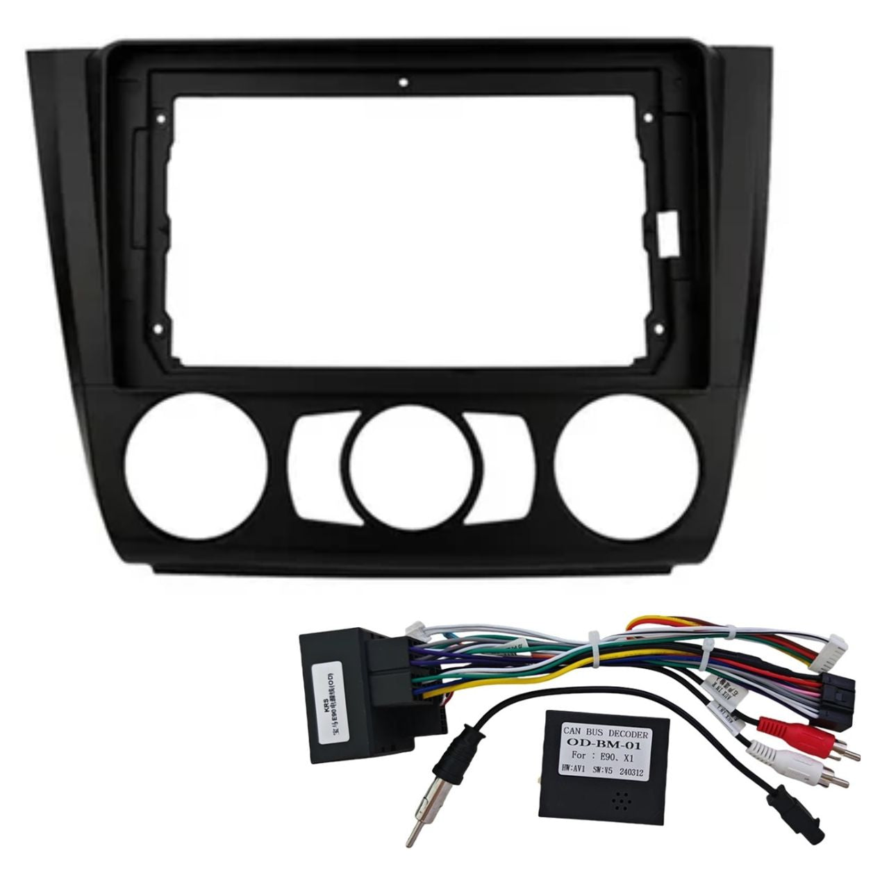 OneNav Fitment Kit for BMW 1 Series 2008-2012 Manual AC (9 Inch) (ON811-FK2)