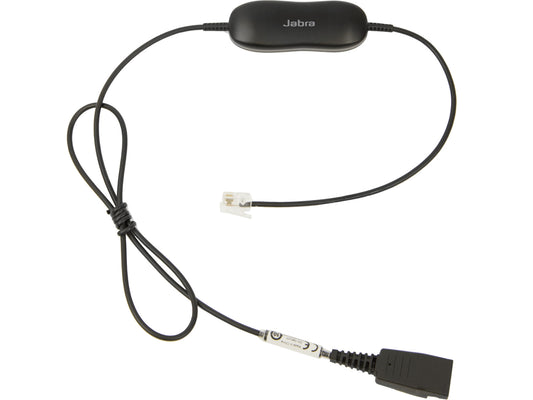 JABRA - SMART CORD. QD TO RJ9. STRAIGHT. WITH 8-POSITION SWITCH CONFIGURATOR (88001-03)