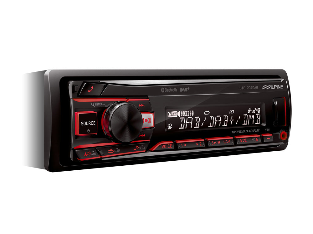 UTE-204DAB- Alpine - Digital Media Receiver with DAB and Bluetooth (UTE-204DAB)