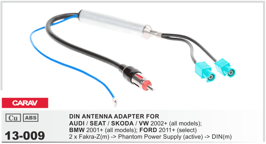 Antenna Adaptor Amplified DBL Fakra to Bullet (90013009)