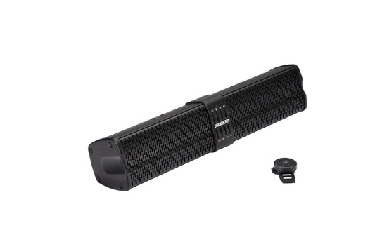 47KPB1- Kicker 47KPB1 PowerBar KPB1 20-inch BlueTooth Powered UTV Soundbar. Black Weather-Proof Enclosure (47KPB1)