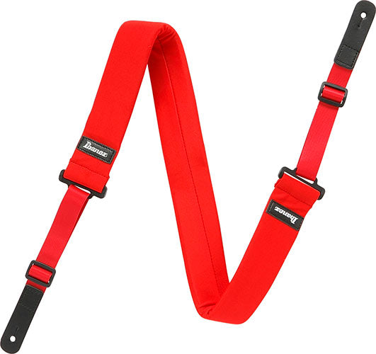 IBANEZ GUITAR STRAP - RED (GSF50-RD)