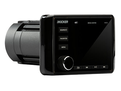 48KMC6- Kicker Marine KMC5 Multimedia Gauge-Style Receiver BT (48KMC6)