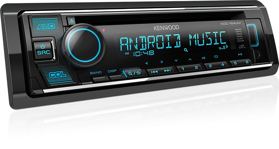 Kenwood KDC-154UM USB-CD Single Din Receiver (KDC-154UM)