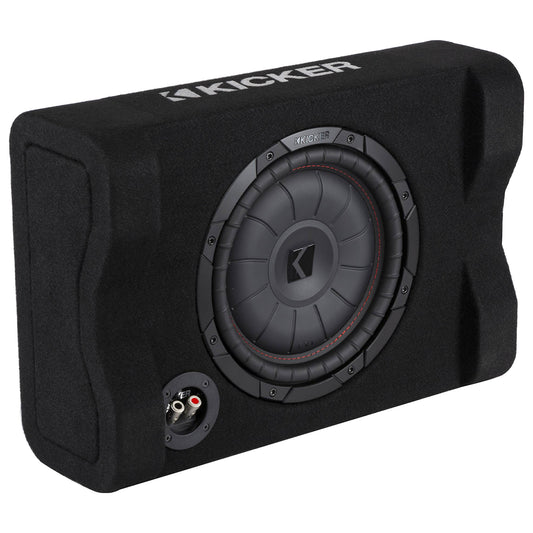 Kicker 48CVTDF122 Down-Firing 12 Inches CompVT 2-Ohm Enclosure (48CVTDF122)