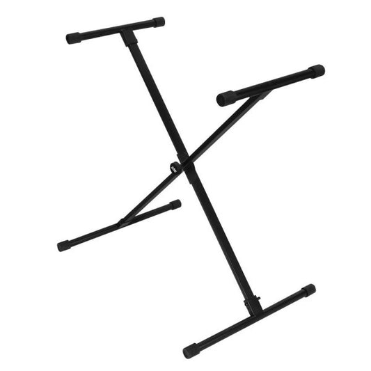 On Stage KS8190X Single-X Bullet Nose Keyboard Stand with Lok-Tight Construction (KS8190X)