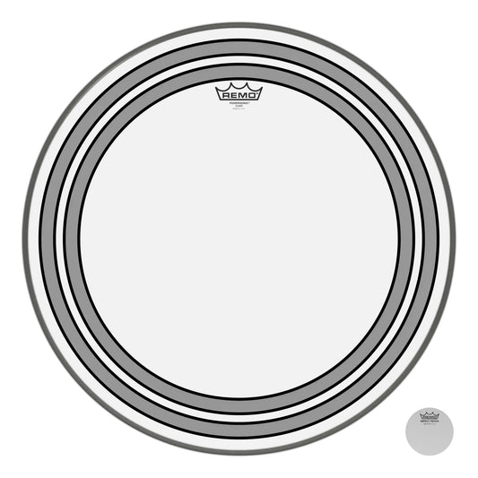 Remo Batter Bass. POWERSONIC. Clear. 22in (PW-1322-00)