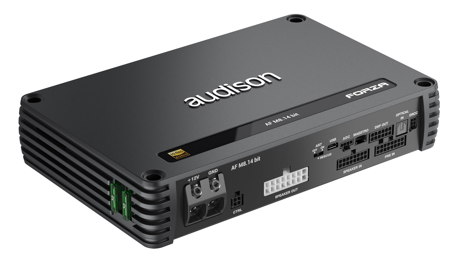 Audison - AF M8.14 bit - 8CH AMPLIFIER WITH DSP 8x140W (66755105)