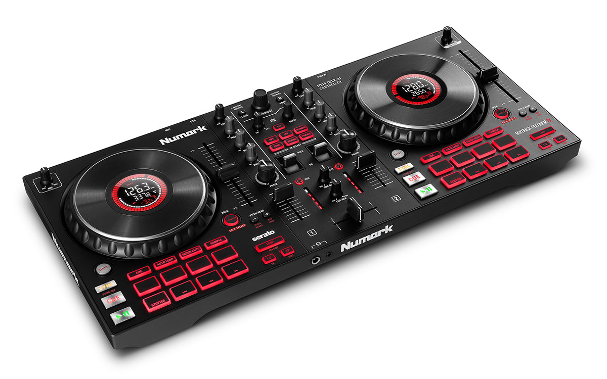 NUMARK 6IN JOG WHEELS FX PADDLES 2 X RCA OUTS (MIXTRACKPLATINUMFX)