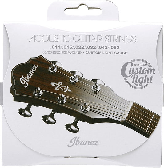 IBANEZ CUSTOM LIGHT GAUGE BRONZE WOUND (IACS62C)