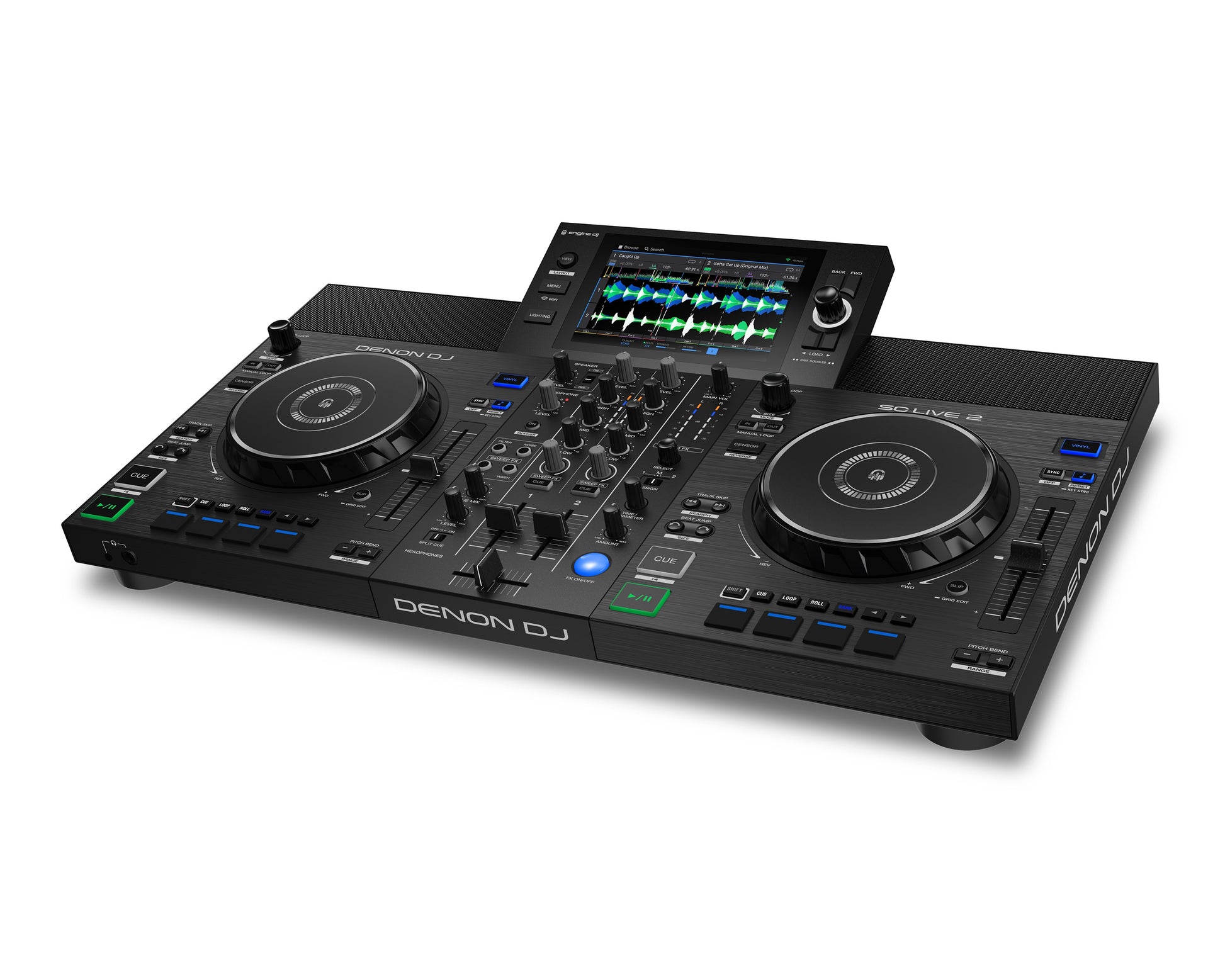 DENON DJ 4 CHANNEL SMART CONTROLLER WITH SPEAKERS (SCLIVE4XEU)