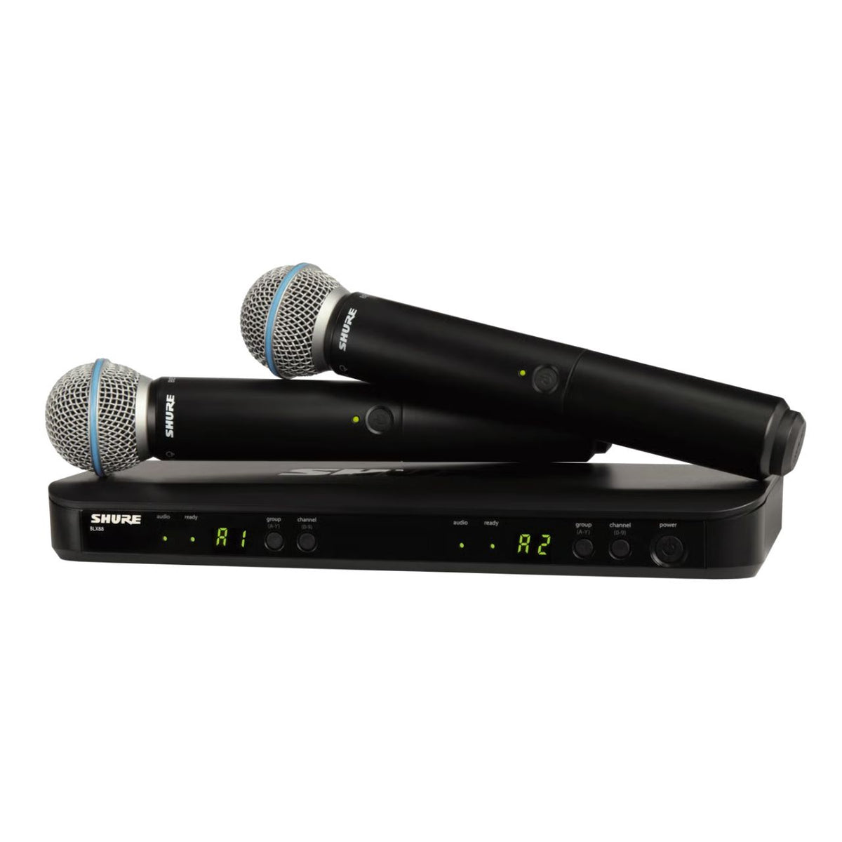 SHURE BLX Dual Vocal Wireless System with 2xBeta58 (BLX288E/B58-H8E)