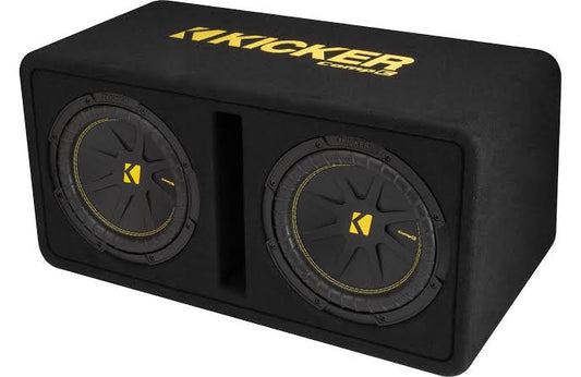 50DCWC102- Kicker 50DCWC102 CompC 10 Inch Subwoofer Enclosure (50DCWC102)