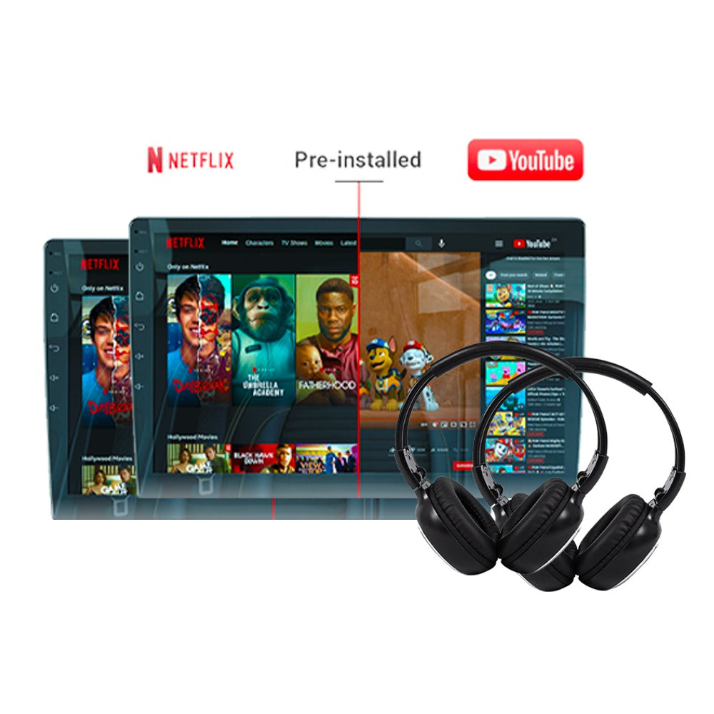 OneX 10.1inch Android Headrest Monitor with Bluetooth Headphone (OX-1080-A10)