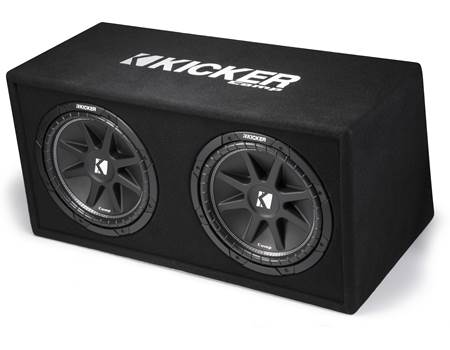 50DCWC122- Kicker 50DCWC122 12inch 2ohm CompC Subwoofer Enclosure (50DCWC122)